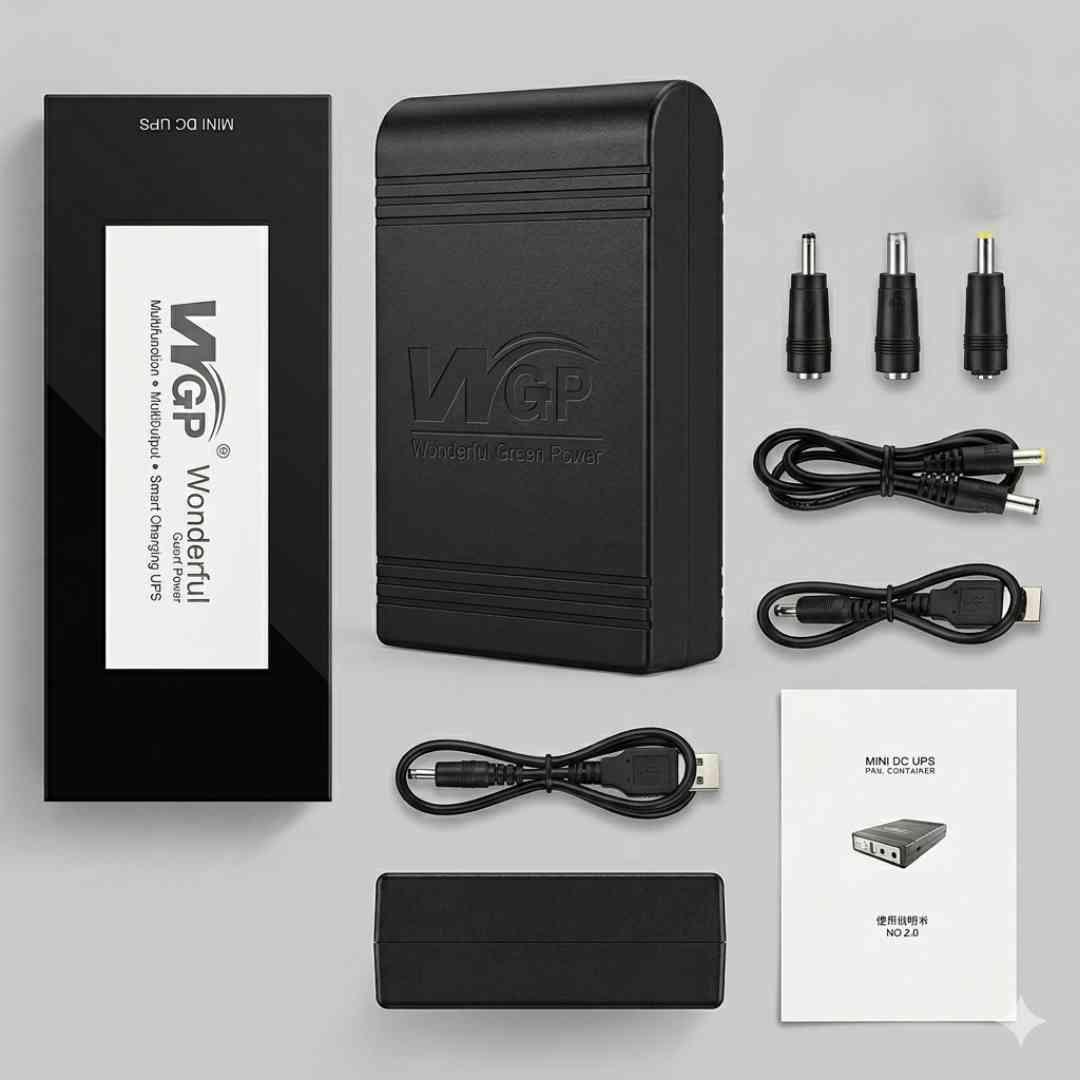 WGP Wonderful Mini UPS 11000mAh Backup Power for WiFi Router & ONU